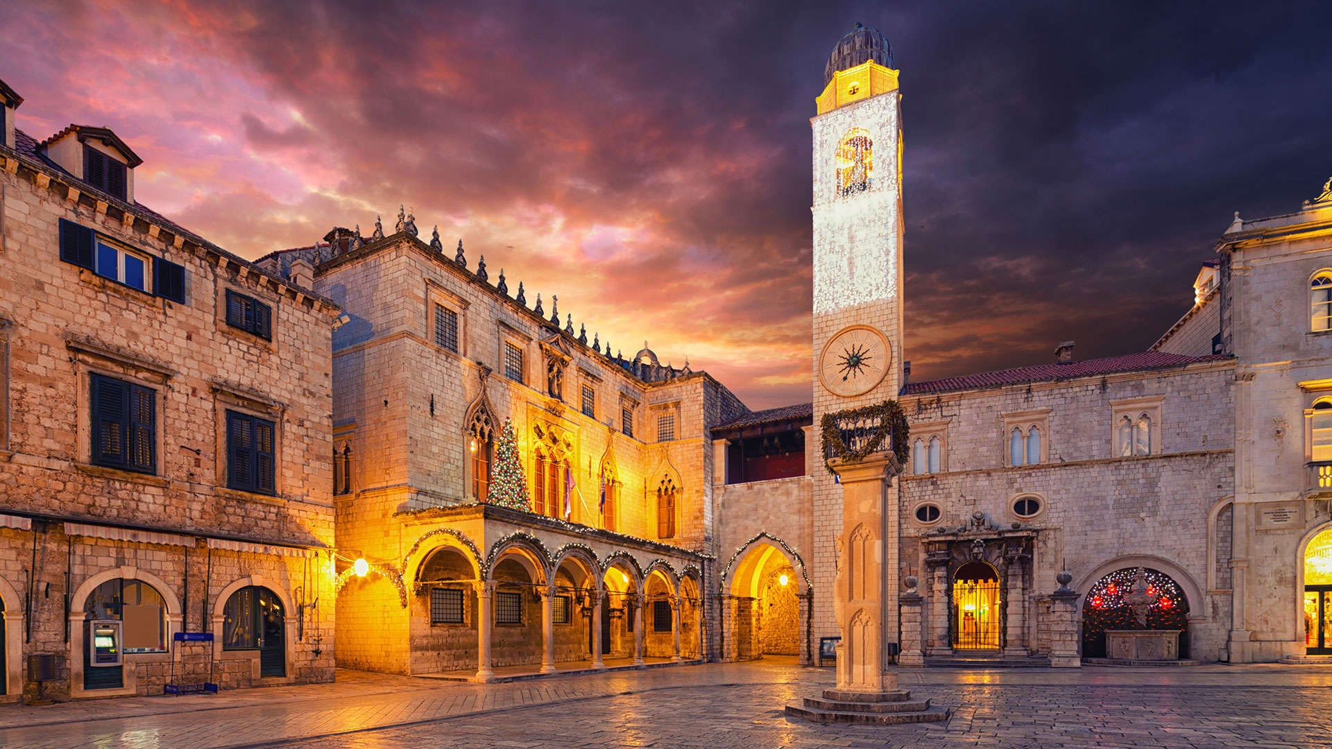 Dubrovnik Old Town Aften
