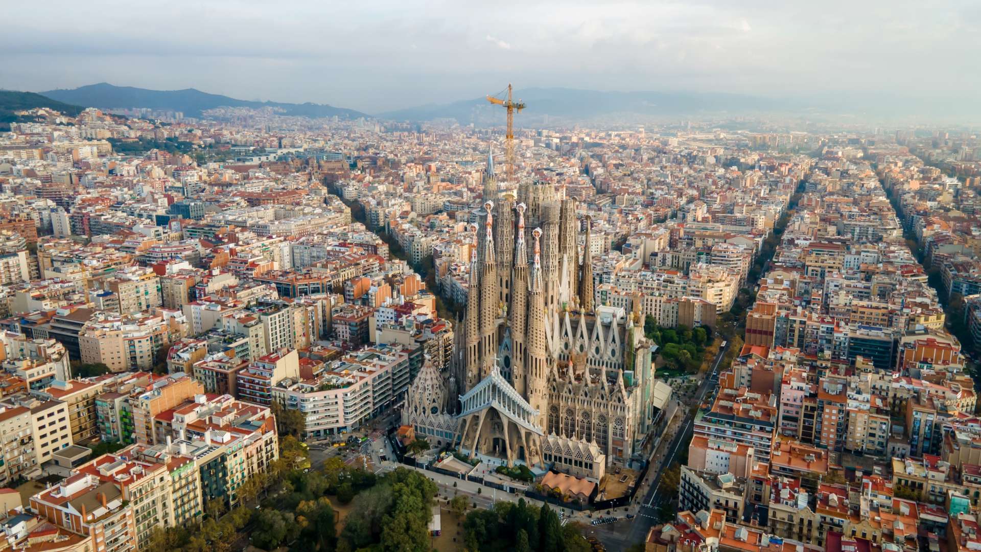 Aerial Drone View Of Barcelona Spain 2023 03 30 02 07 38 Utc
