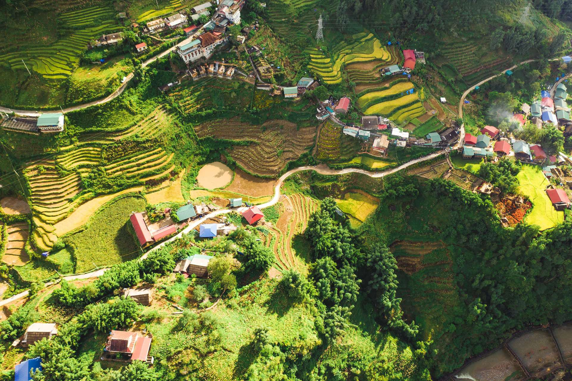Landsby i Vietnam