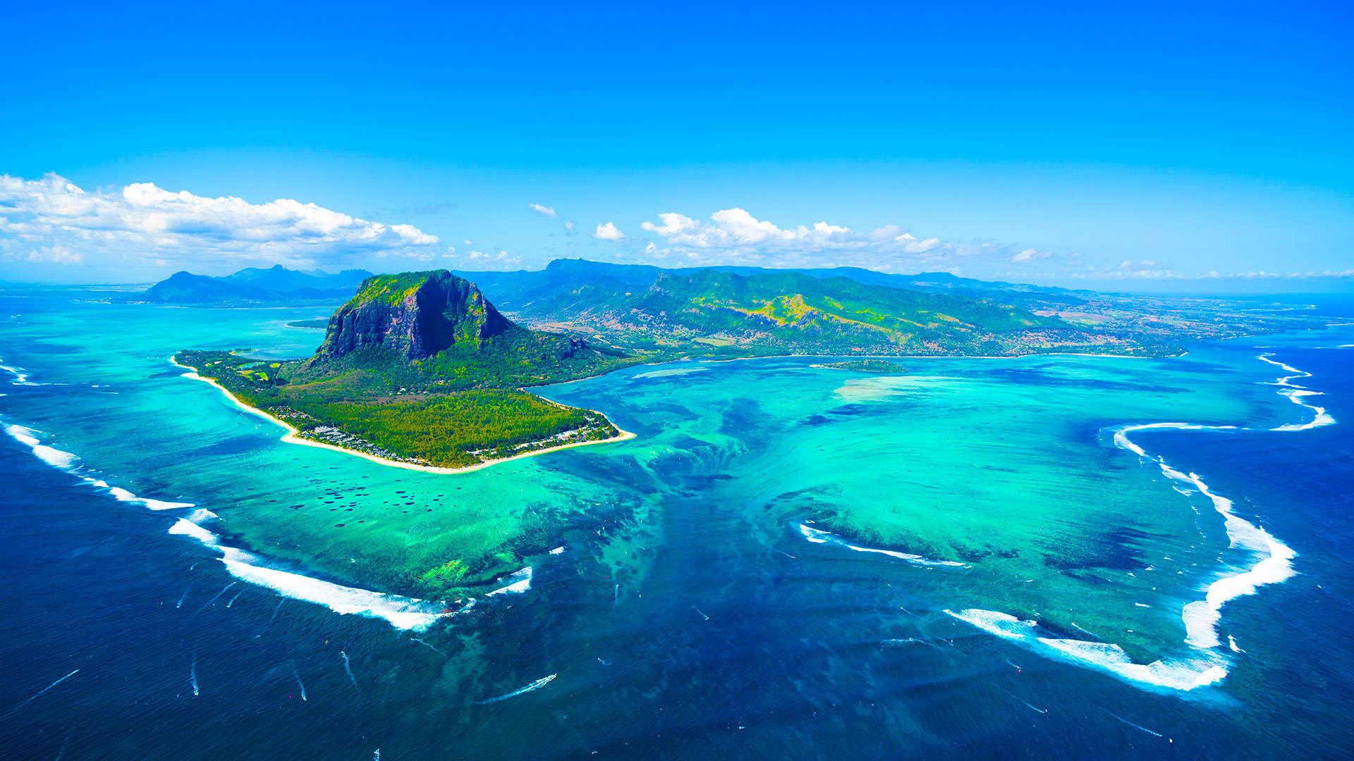 Mauritius Vue Le Morne